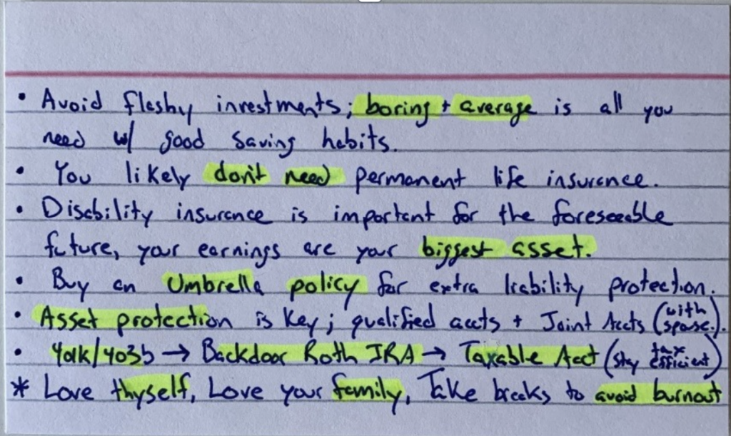 Doc Pitfalls Notecard